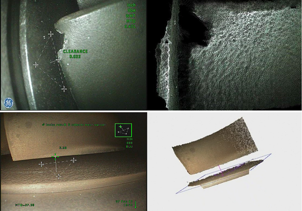 使用工業(yè)內窺鏡測量航空發(fā)動機葉尖與機匣間隙的應用